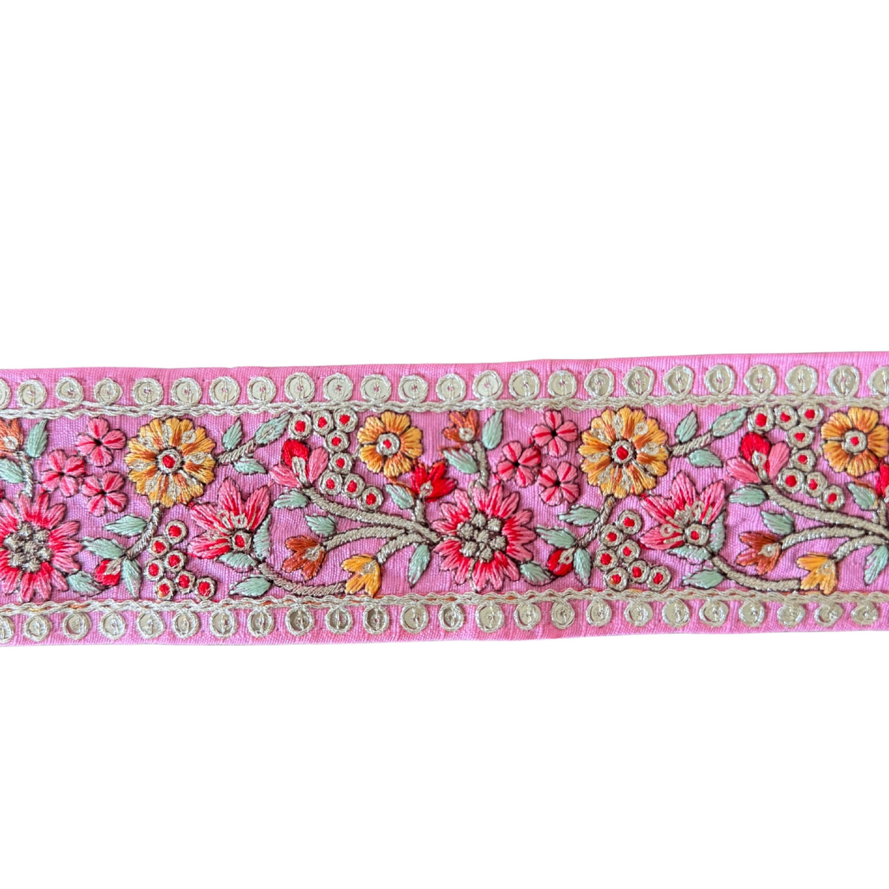 Pink & Red Spring Flowers Ribbon
