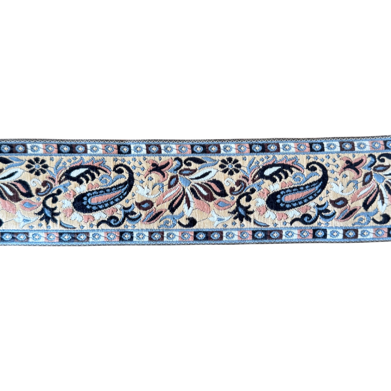 Baby Blue & Beige Ribbon