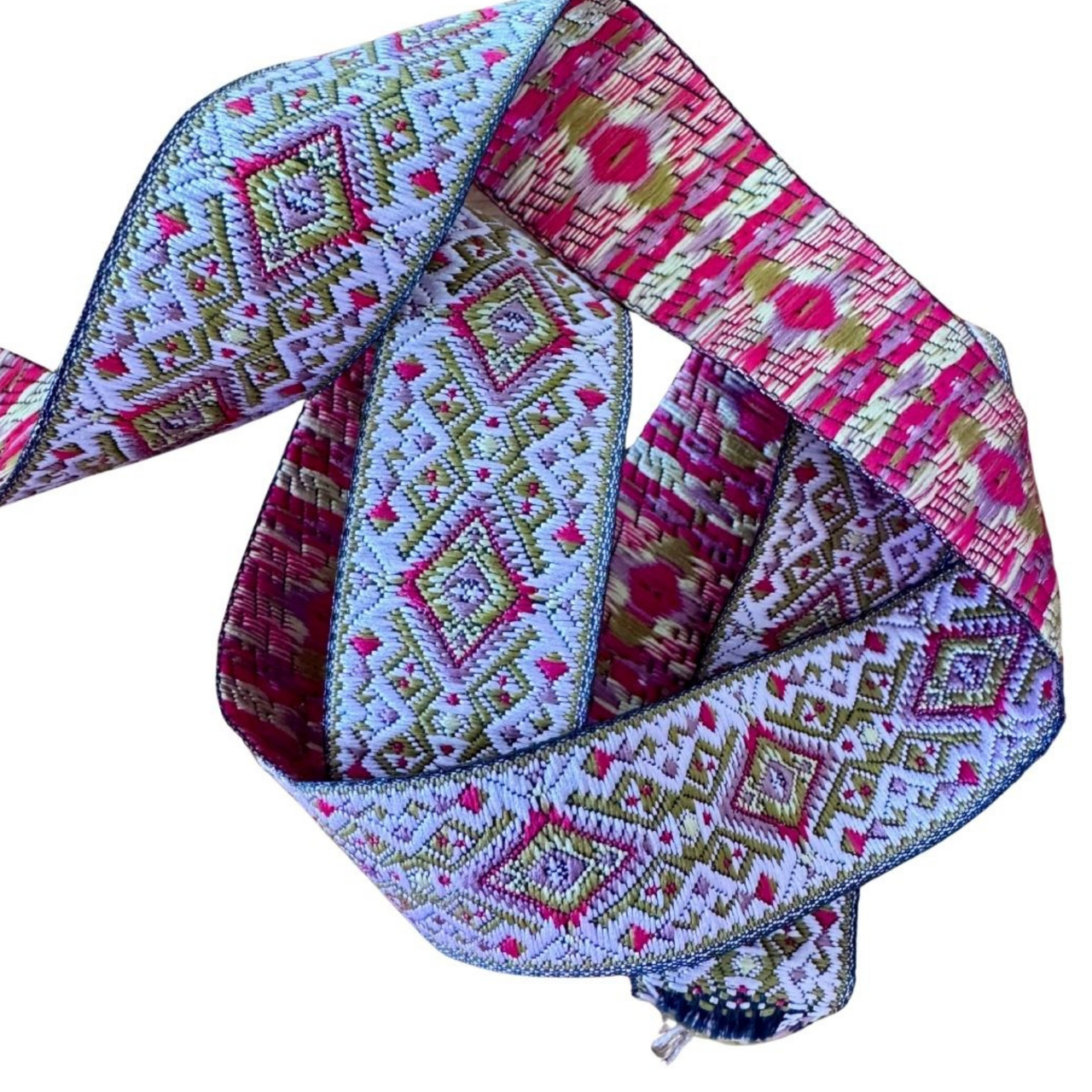 Light Pink & Green Pattern Ribbon