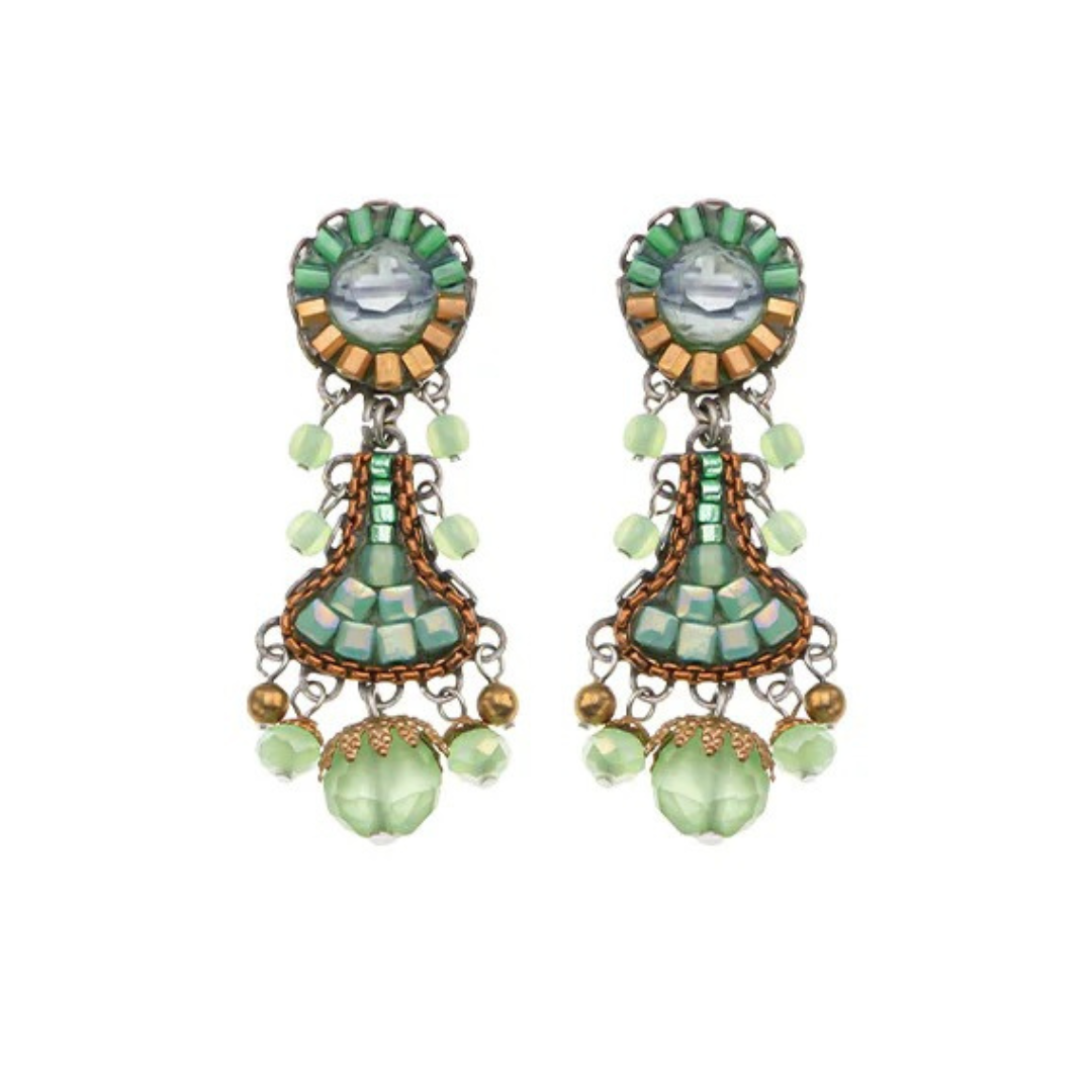 Ayala Bar Earrings - Mint Green