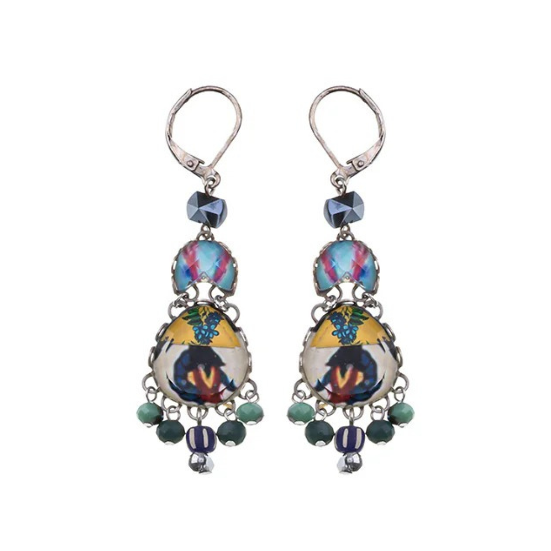 Ayala Bar Earrings - Multicolour Drop