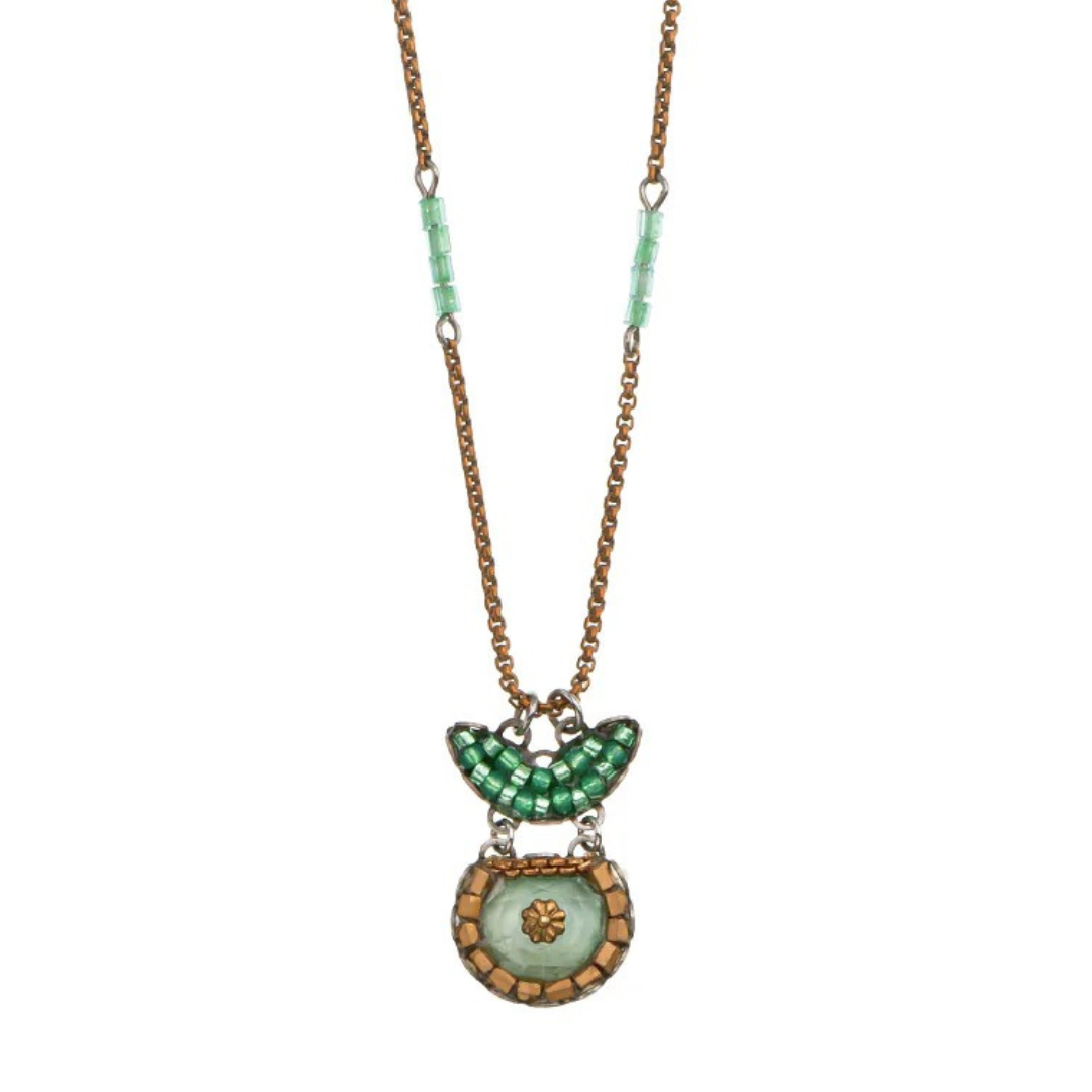 Ayala Bar Necklace - Green