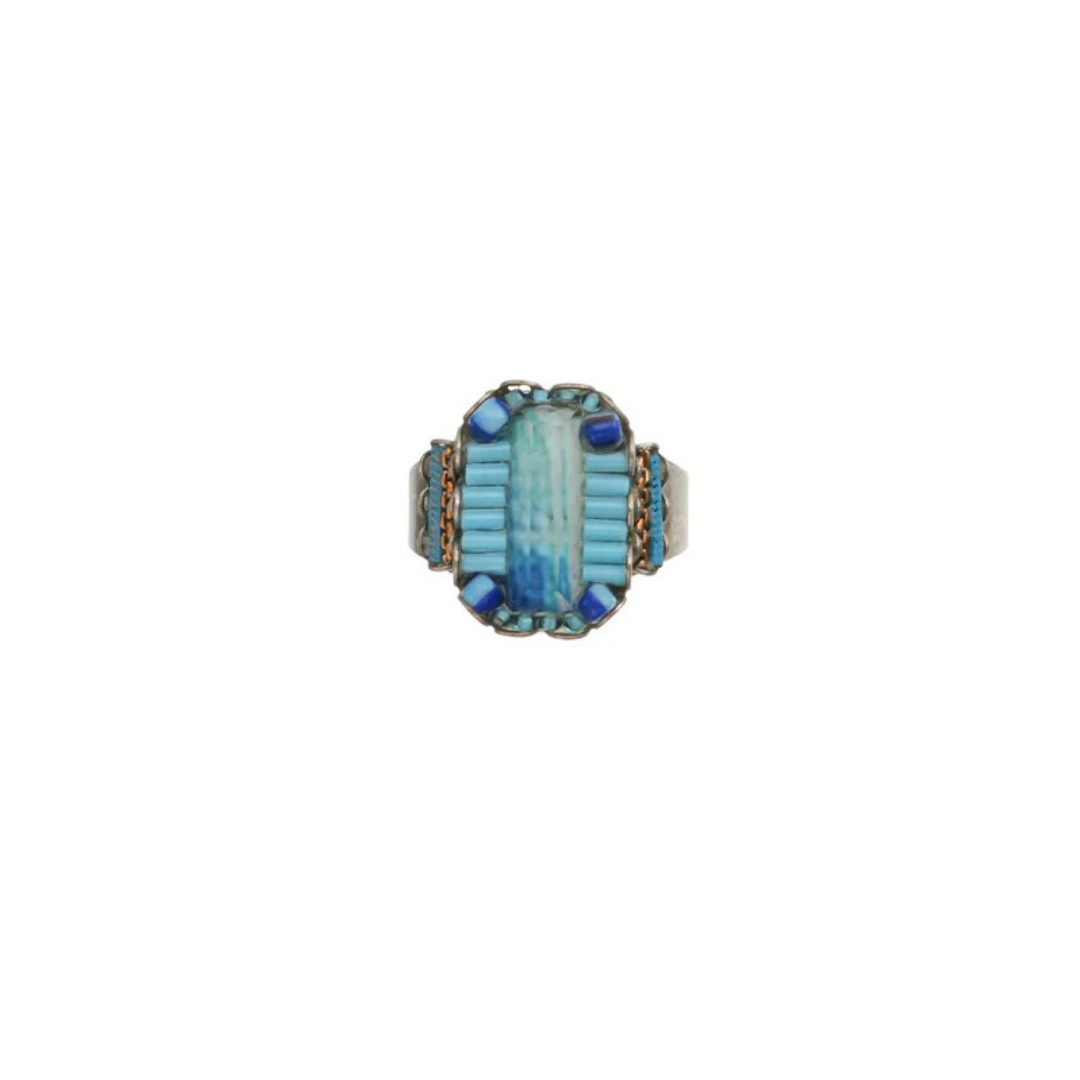 Ayala Bar Ring - Turquoise