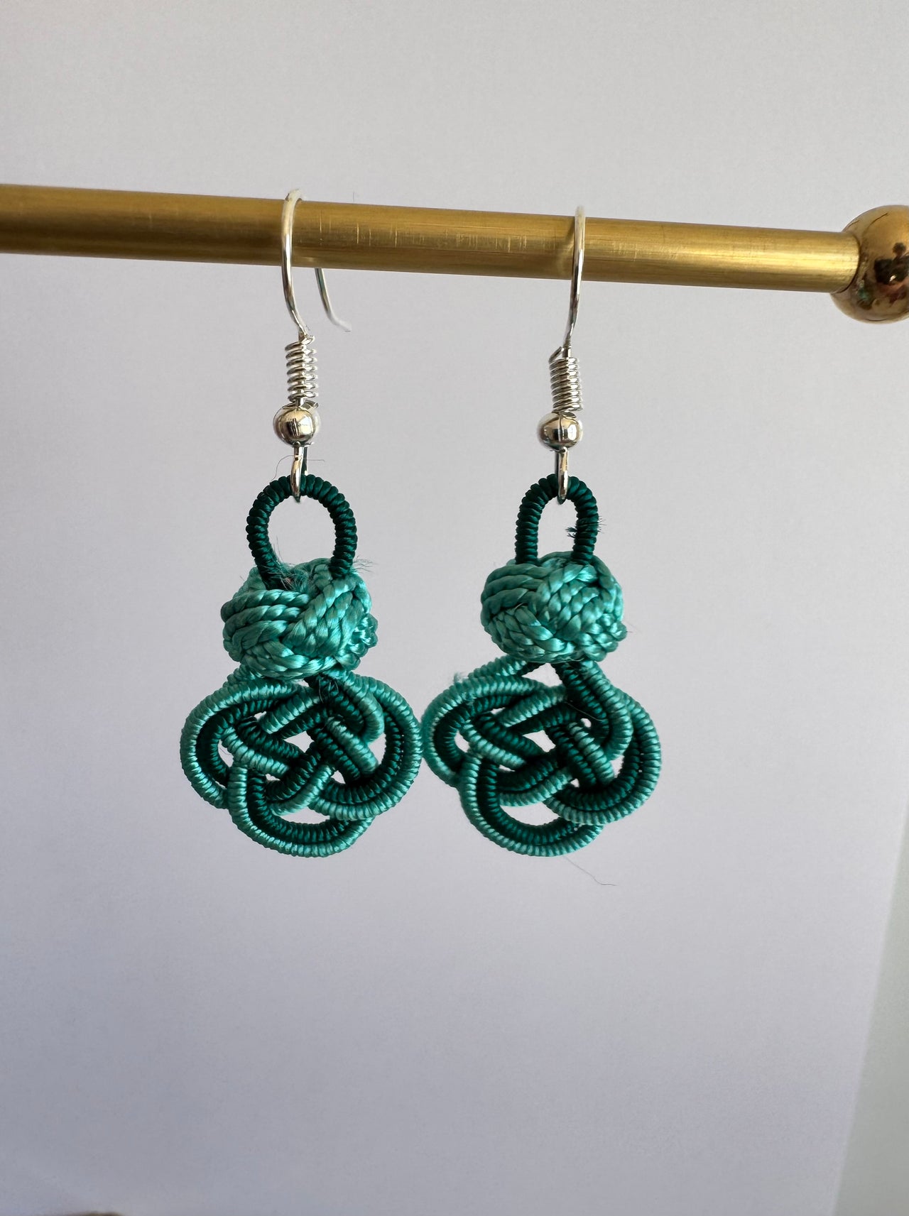 Turquoise Knot Earrings - EM003