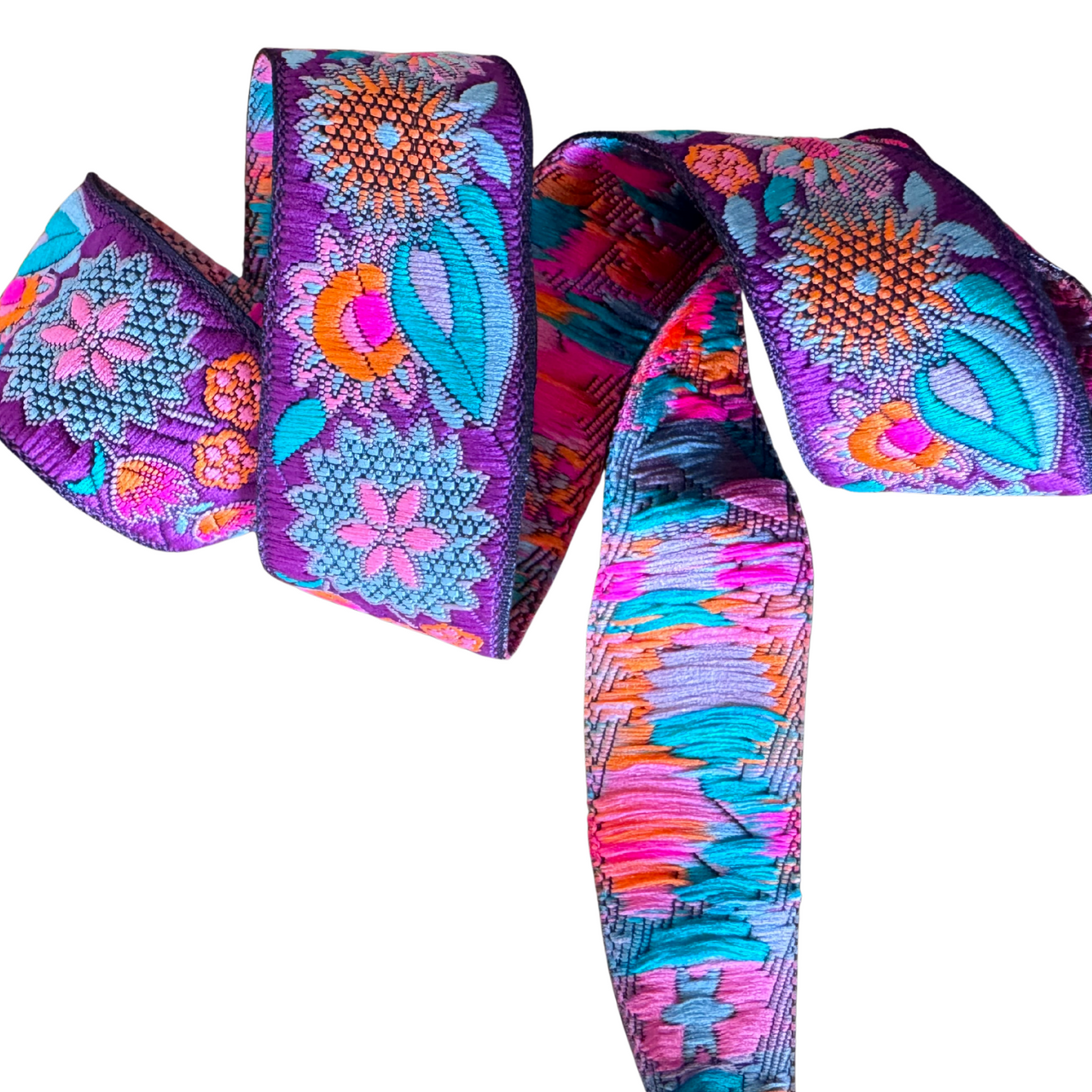Bright Violet & Blue Garden Ribbon