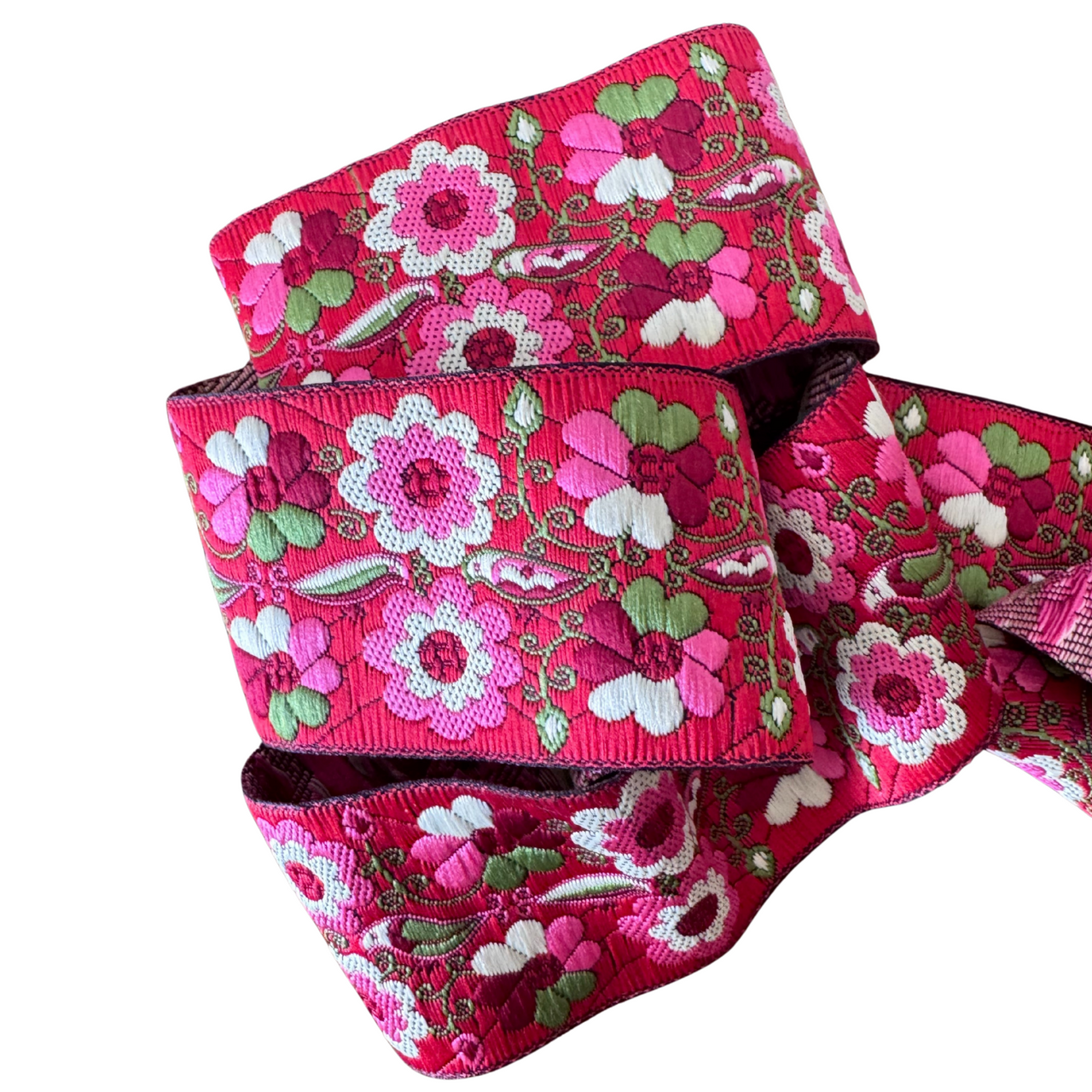 Red & Pink Wildflower Garden Ribbon