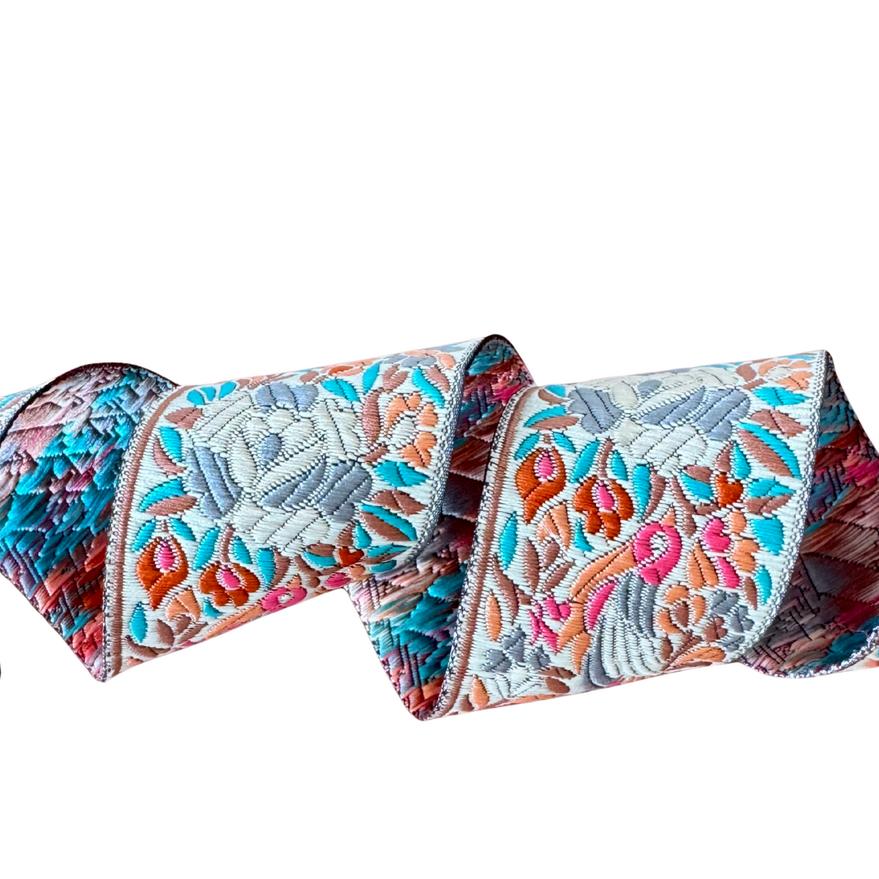 Blue & Red Bloom Ribbon