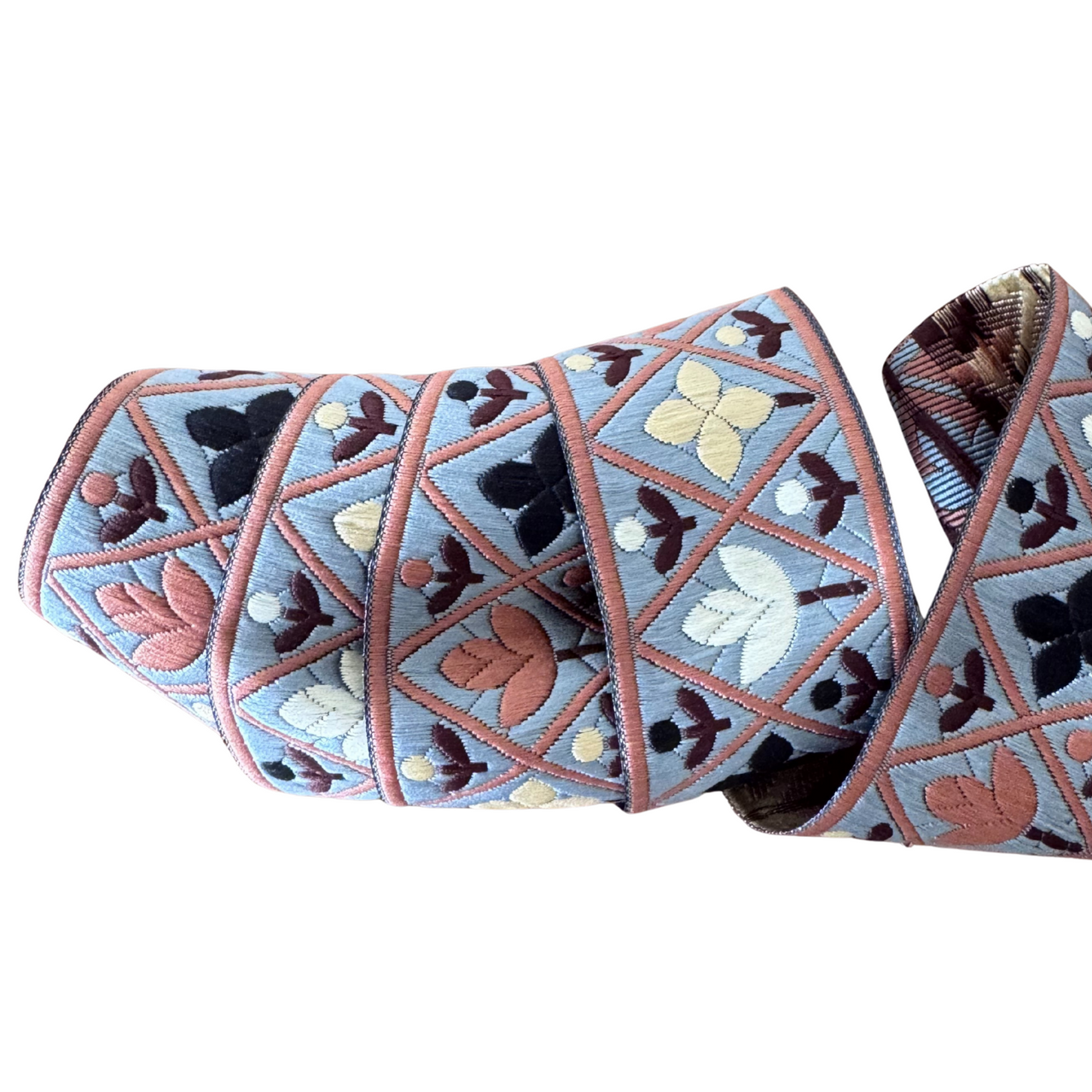 Blue Petal Pattern Ribbon