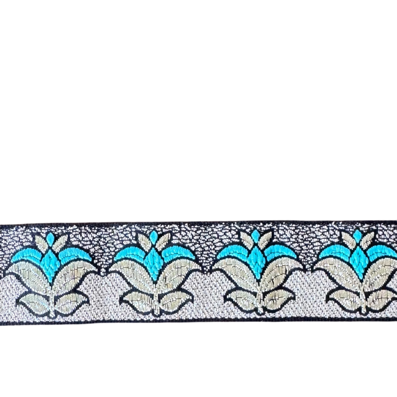 Decorative border with blue and beige patterns on a white background, labeled 'Narangi_RB054'.