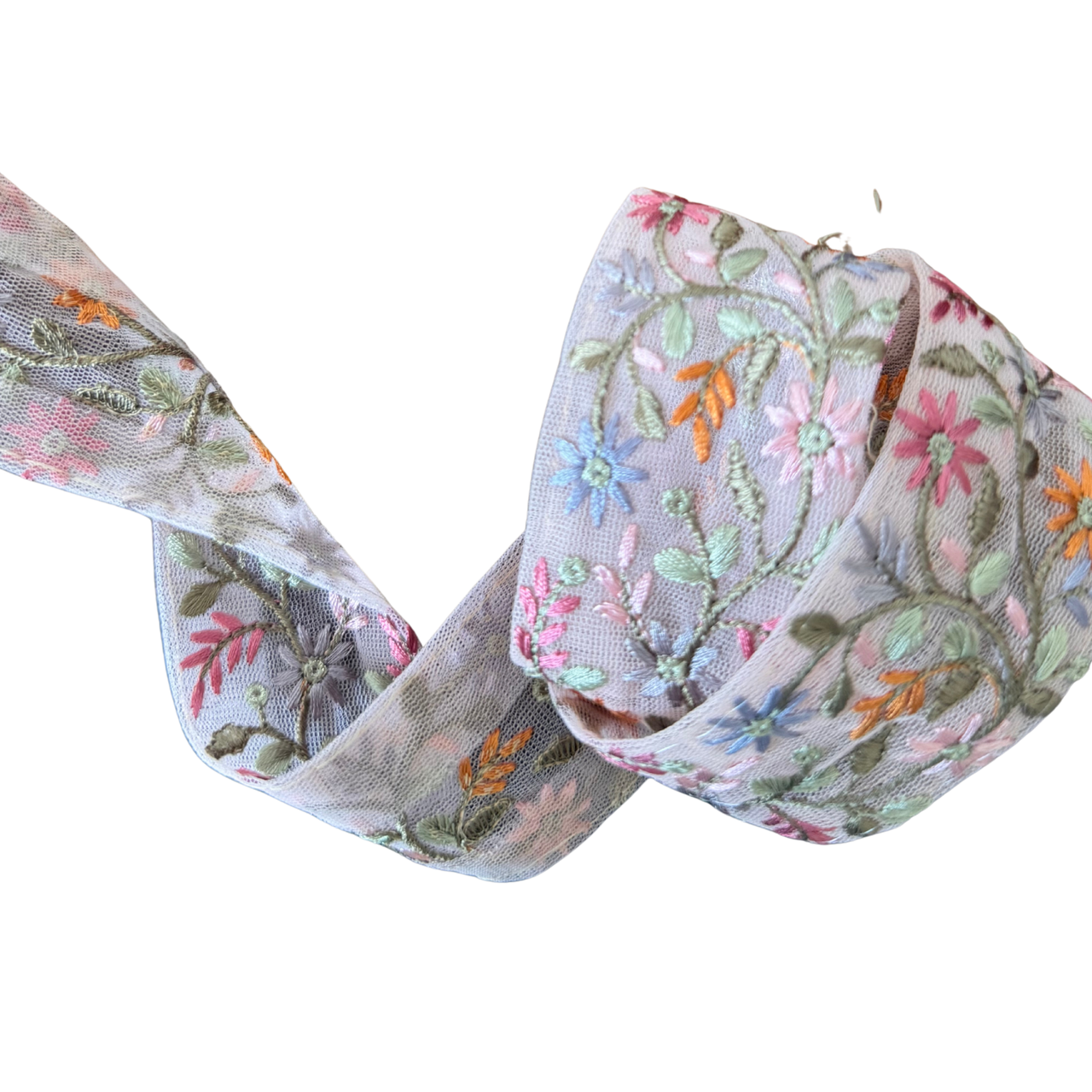 Pink Ribbon With Pretty Floral